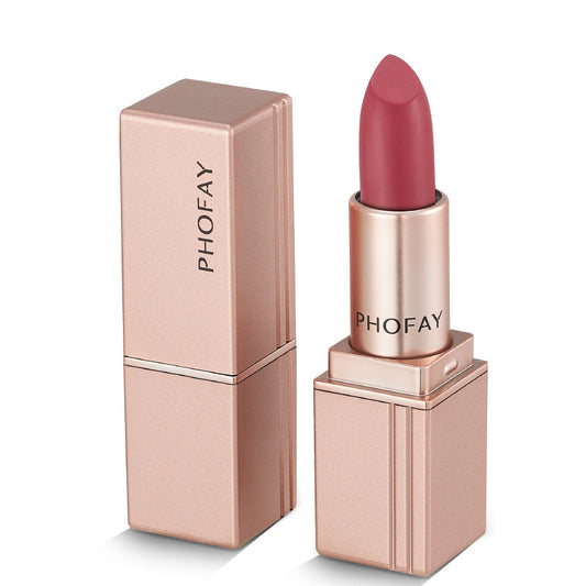 PHOFAY™ Velvet Matte Lipstick – Long-Lasting & Waterproof