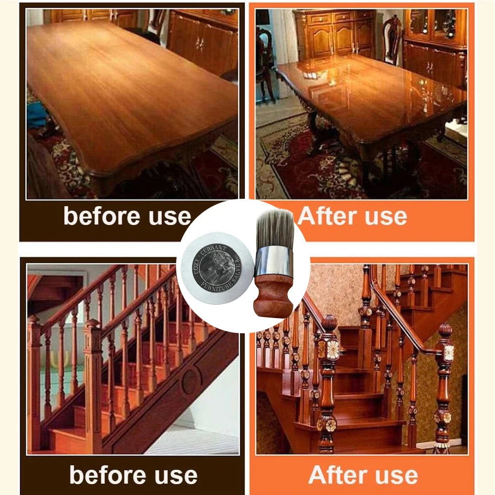 All-Natural Leather Conditioner Cream – 120ml, 240ml & 480ml Options with Brush – Car & Furniture Leather Care