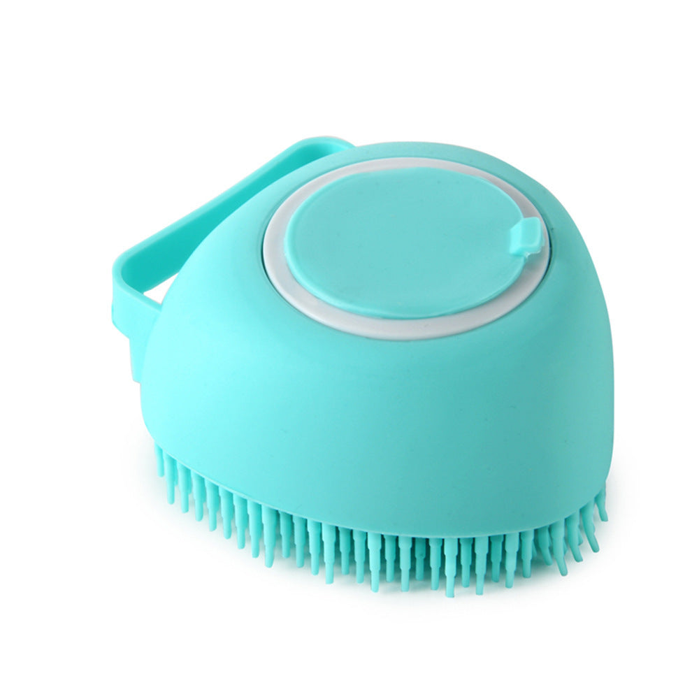 Silicone Dog Bath Massage Gloves Brush – Pet Grooming & Shampoo Dispensing Cleaning Tool for Dogs & Cats
