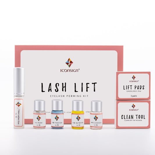 ICONSIGN Lash Lift Kit - Eyelash Perming & Curling Enhancer with Eyes Makeup Tools