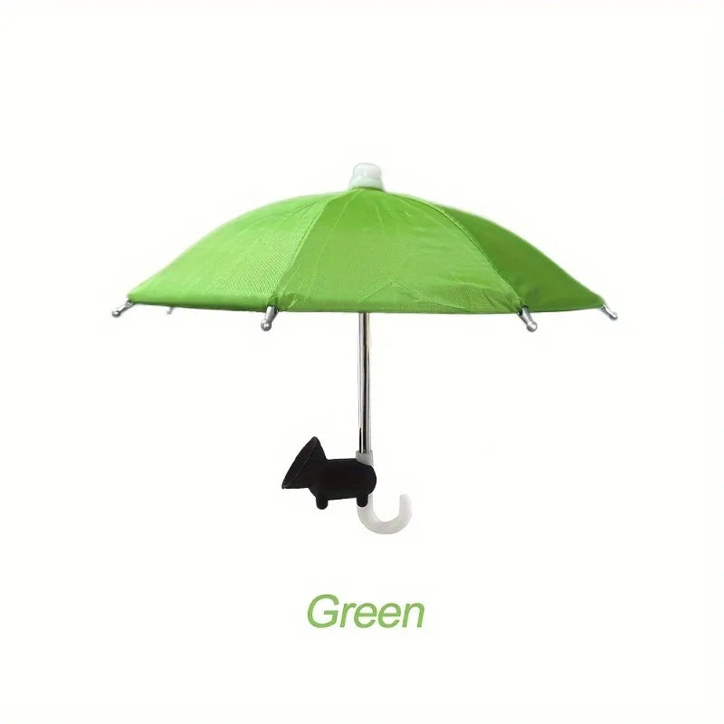 Mini Phone Umbrella Sunshade β Portable Suction-Cup Anti-Glare Cover for iPhone, Samsung & Smartphones