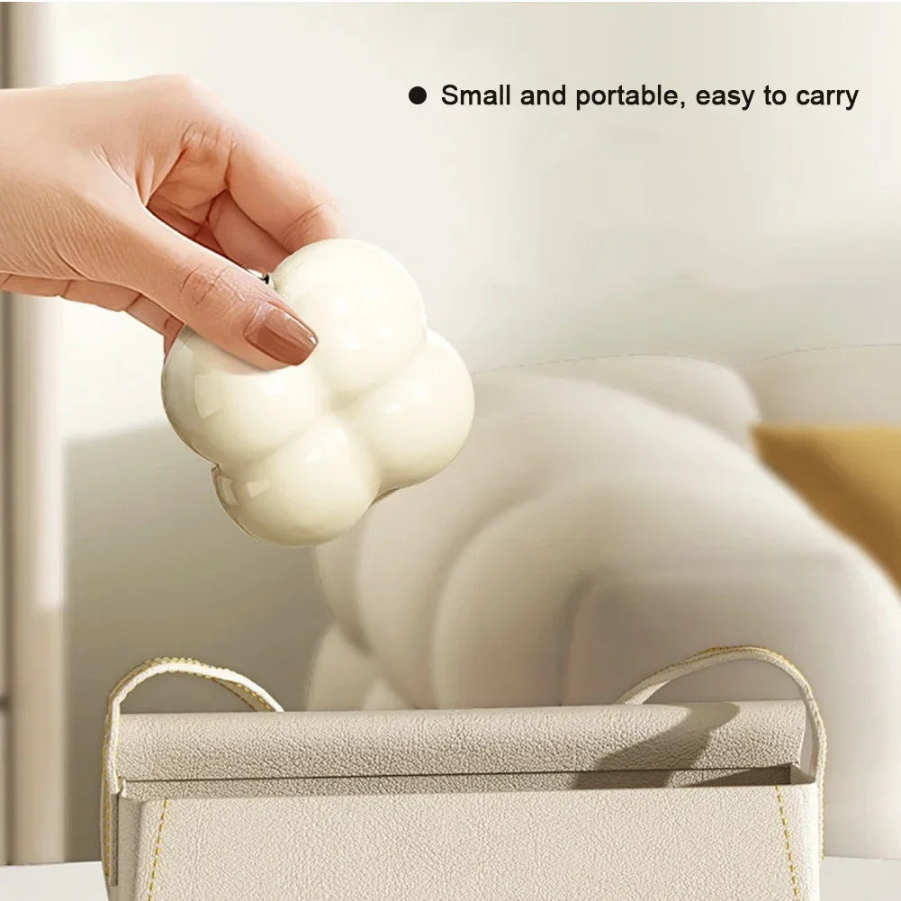 Mini Candy-Color Pill Case ā Portable Round Travel Medicine Organizer Box | 4-Grid Storage