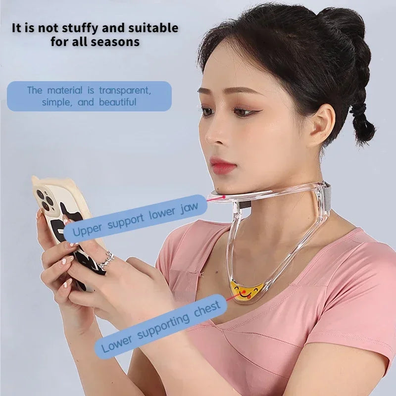 Adjustable Cervical Traction Device – Inflatable Neck Support Collar for Pain Relief & Posture Correction