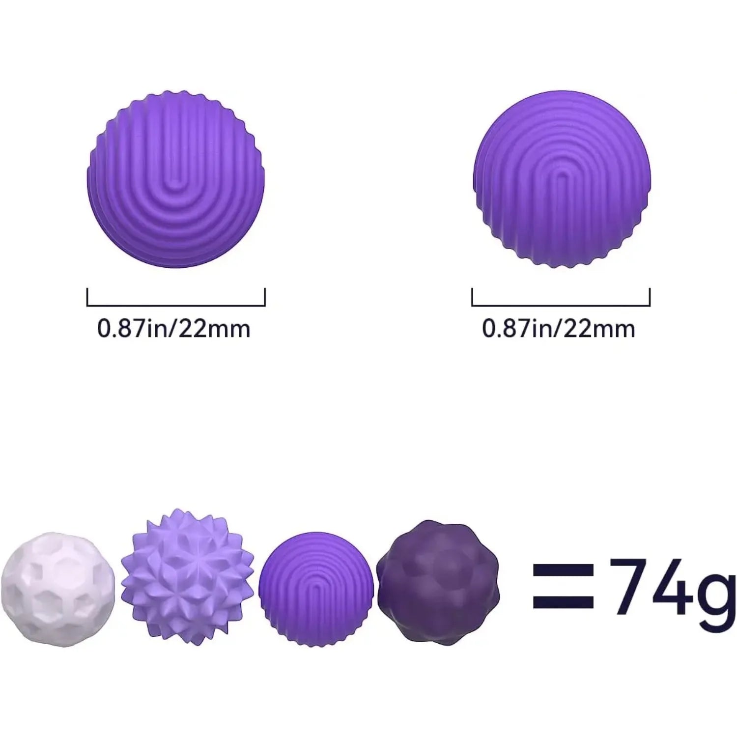 Silicone Magnetic Fidget Balls – 4/8PCS Calming Sensory Toy for Anxiety, ADHD, Autism Stress Relief