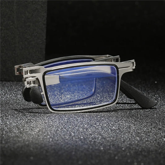 Portable Folding Reading Glasses – Ultra-Light Compact Design for Men & Women (Blue-Light Available) – Ideal for Travel & Daily Use