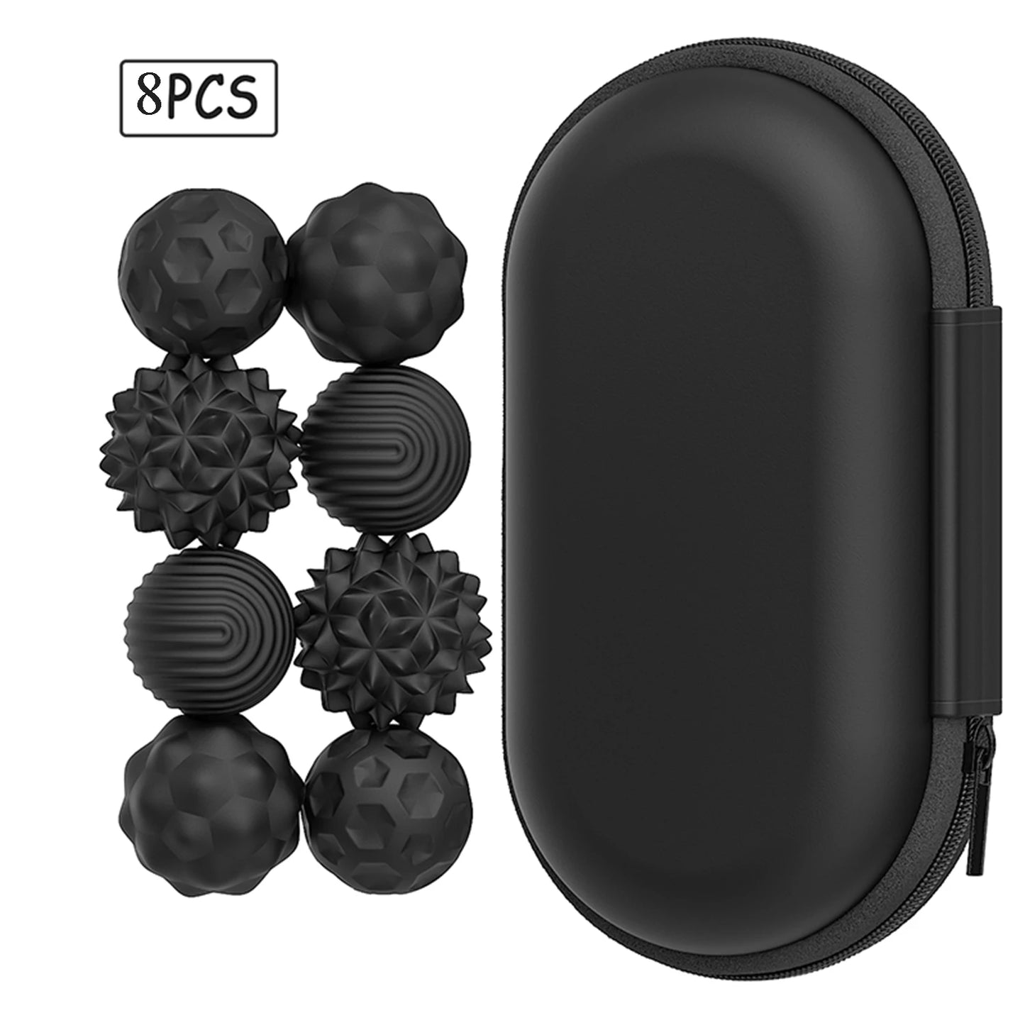 Silicone Magnetic Fidget Balls – 4/8PCS Calming Sensory Toy for Anxiety, ADHD, Autism Stress Relief