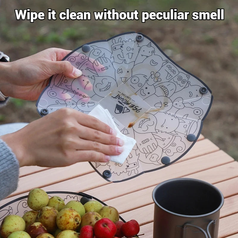 Outdoor Folding Camping Tableware Set – Lightweight Collapsible Bowl, Plate, Cup & Coffee Filter