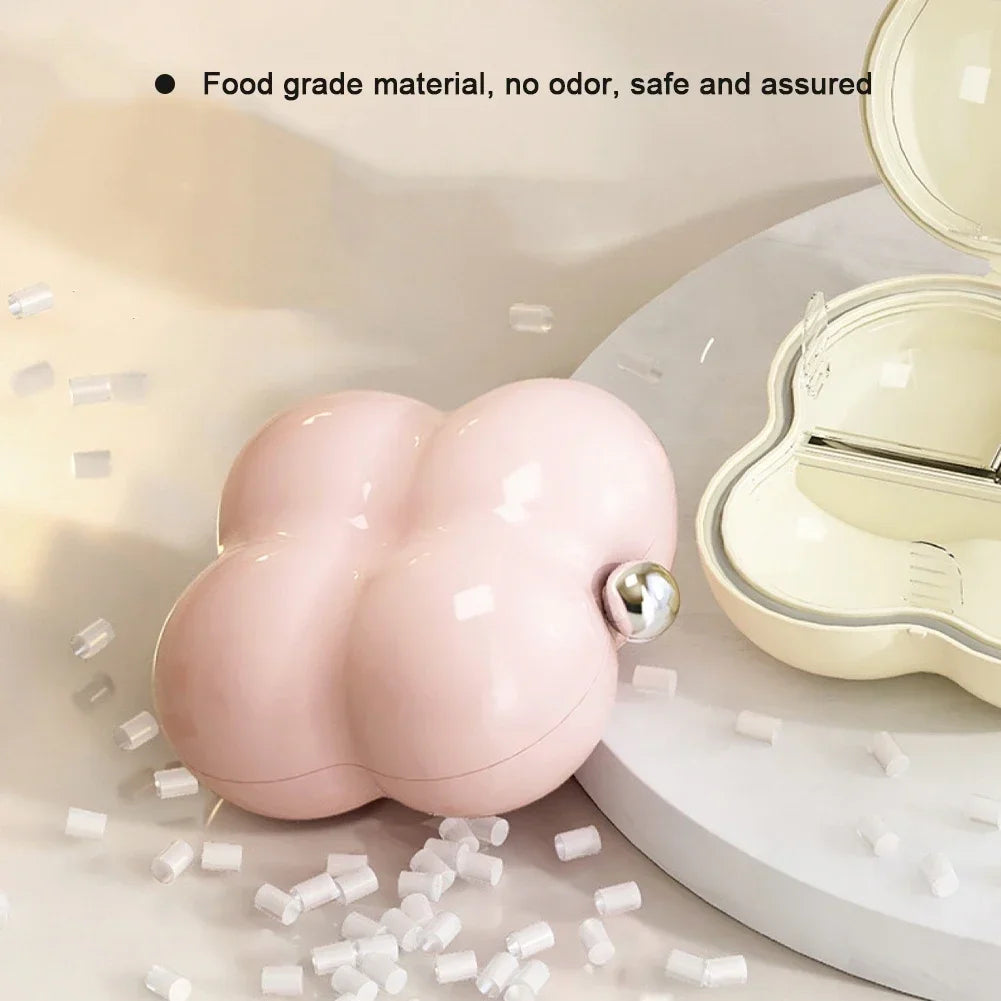 Mini Candy-Color Pill Case ā Portable Round Travel Medicine Organizer Box | 4-Grid Storage