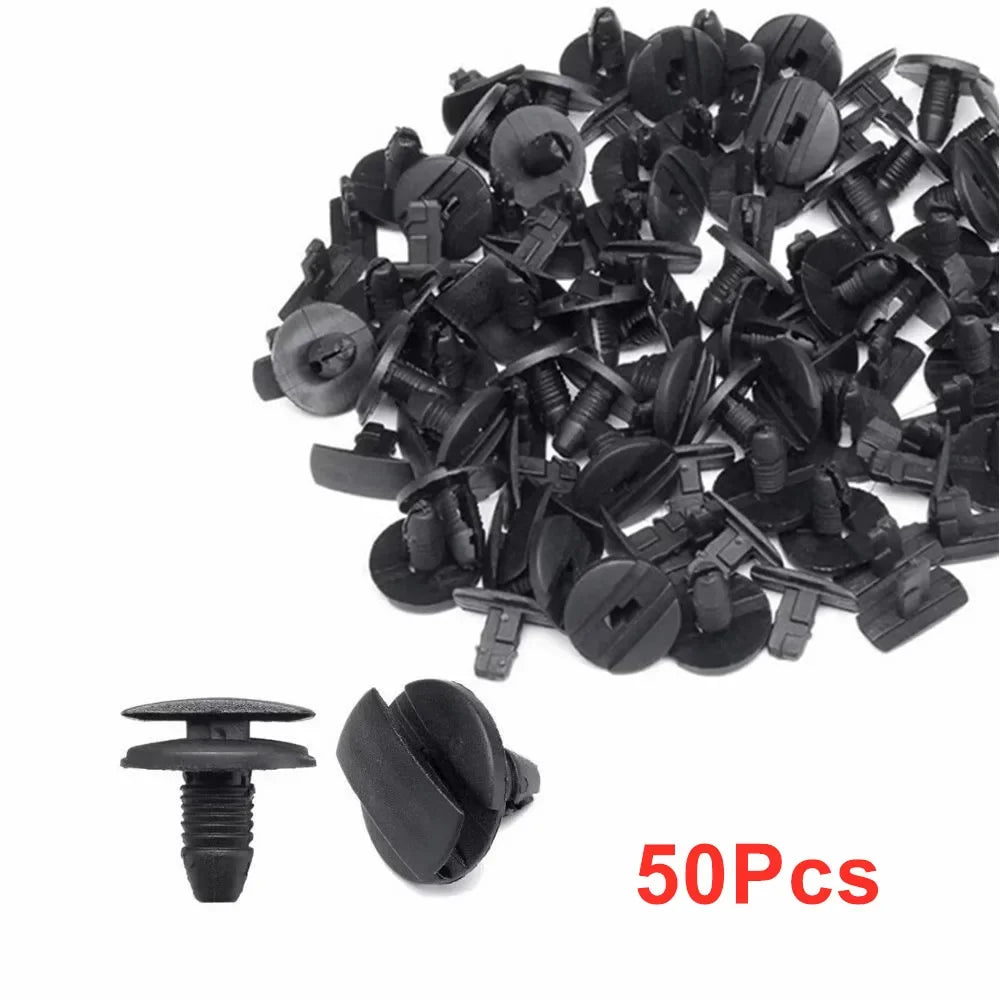 20/50/100 PCS Universal Car Bumper Clip & Fastener Kit – Push Retainer for Fender & Mudguard Repairs