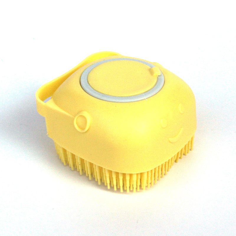 Silicone Dog Bath Massage Gloves Brush – Pet Grooming & Shampoo Dispensing Cleaning Tool for Dogs & Cats