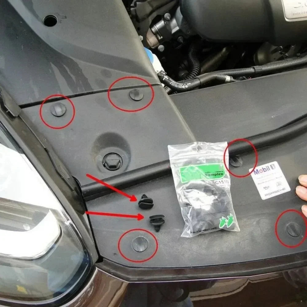 20/50/100 PCS Universal Car Bumper Clip & Fastener Kit – Push Retainer for Fender & Mudguard Repairs