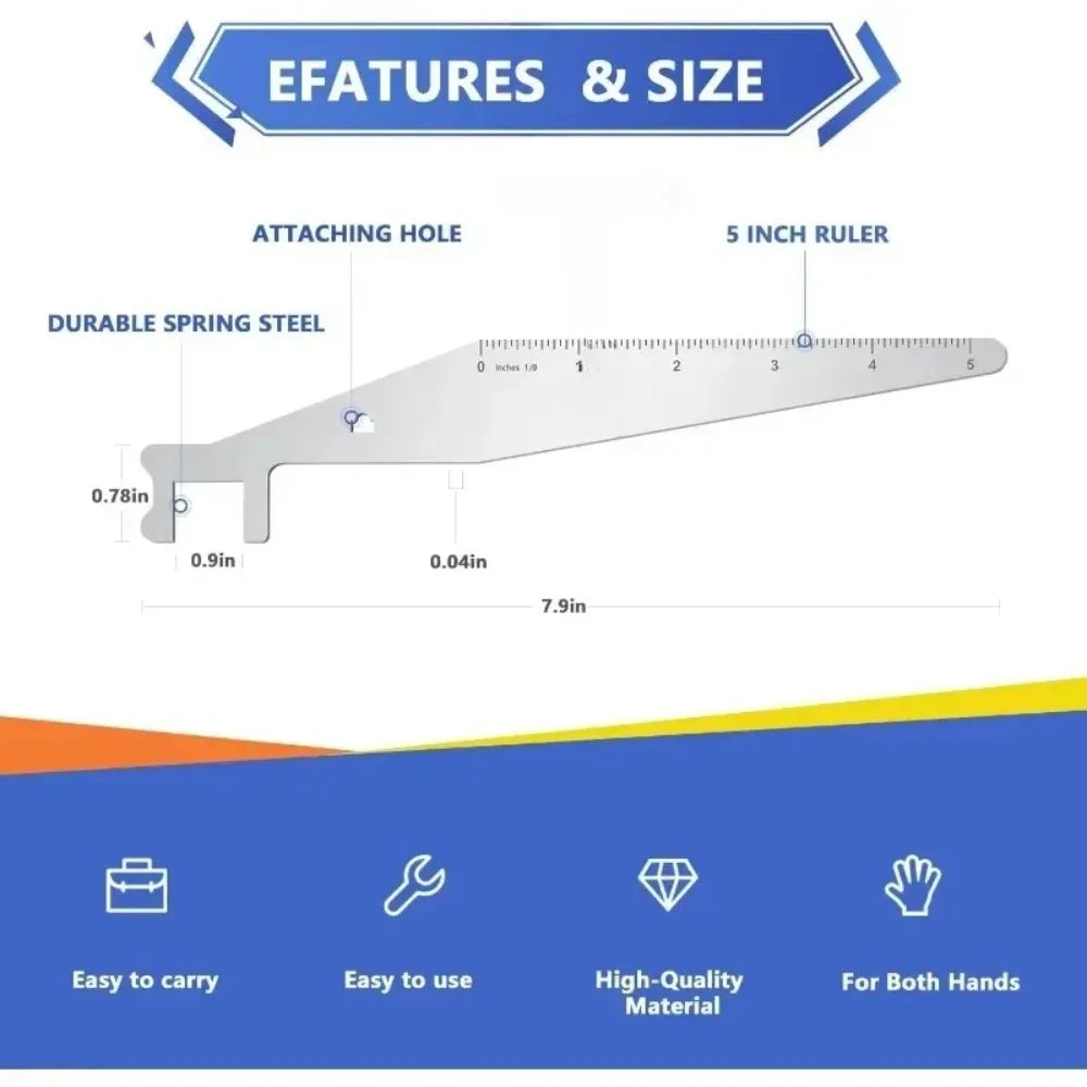 Multi-Functional Firefighter Lock Bypass Tool – Stainless Steel Emergency Entry Kit for Locksmiths & First Responders