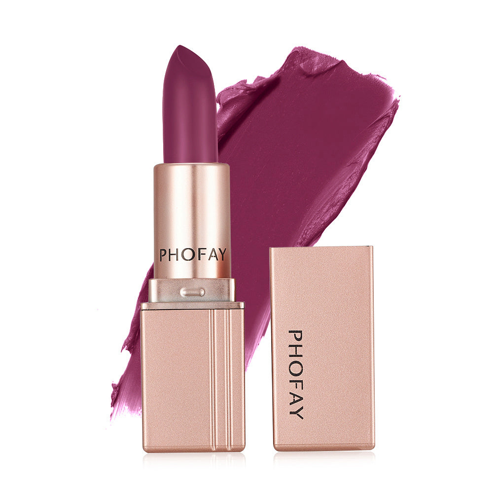 PHOFAY™ Velvet Matte Lipstick – Long-Lasting & Waterproof