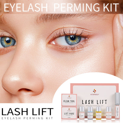 ICONSIGN Lash Lift Kit - Eyelash Perming & Curling Enhancer with Eyes Makeup Tools