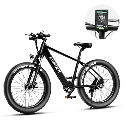 Sivrock 1000W Fat Tire Electric Bike 26x4" – 48V 15Ah Mountain eBike for Adults, UL Certified