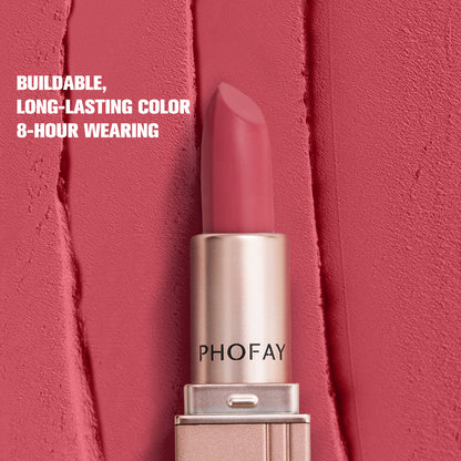 PHOFAY™ Velvet Matte Lipstick – Long-Lasting & Waterproof