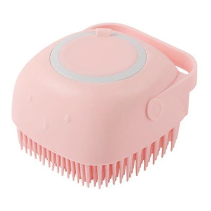 Silicone Dog Bath Massage Gloves Brush – Pet Grooming & Shampoo Dispensing Cleaning Tool for Dogs & Cats