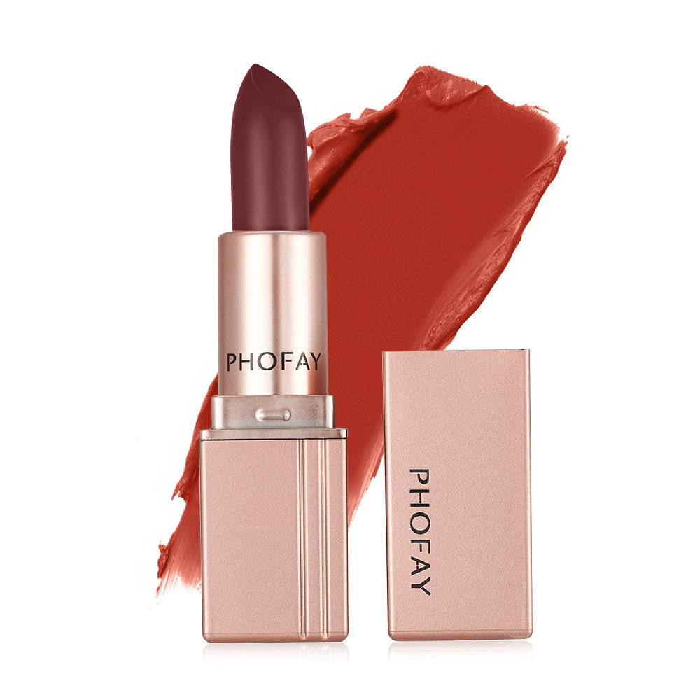 PHOFAY™ Velvet Matte Lipstick – Long-Lasting & Waterproof