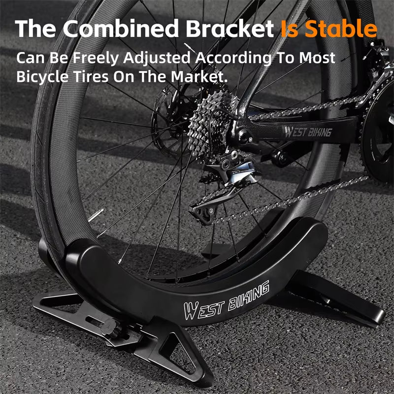 West Biking Adjustable Bicycle Repair Stand – Foldable Indoor Bike Maintenance Rack with Sturdy Base