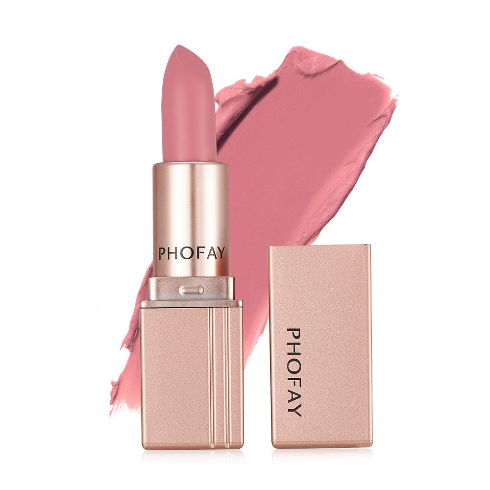 PHOFAY™ Velvet Matte Lipstick – Long-Lasting & Waterproof