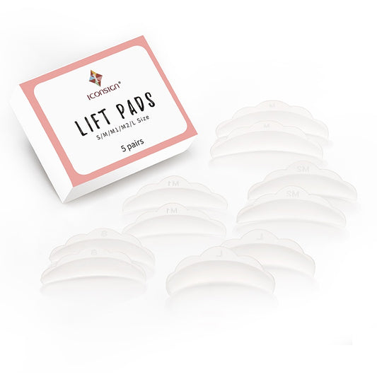 ICONSIGN Lash Lift Kit - Eyelash Perming & Curling Enhancer with Eyes Makeup Tools