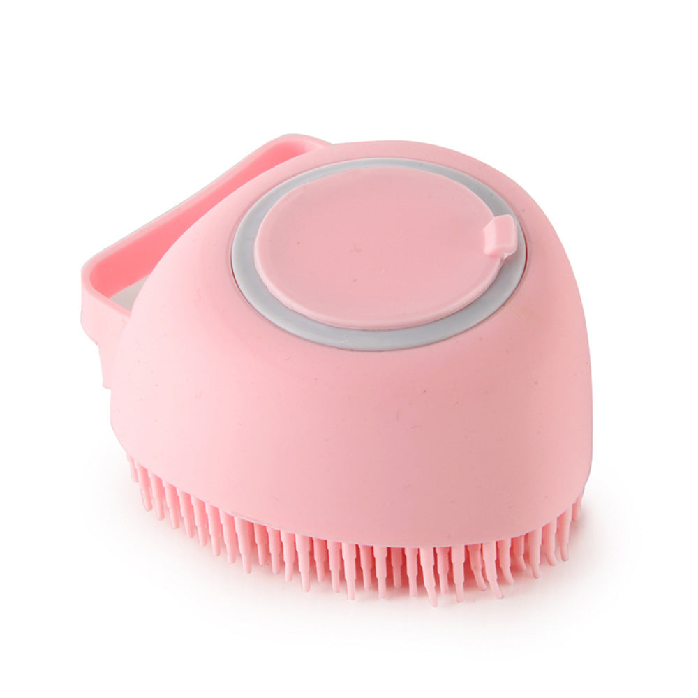 Silicone Dog Bath Massage Gloves Brush – Pet Grooming & Shampoo Dispensing Cleaning Tool for Dogs & Cats