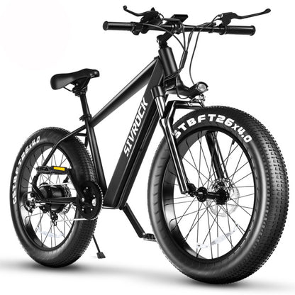 Sivrock 1000W Fat Tire Electric Bike 26x4" – 48V 15Ah Mountain eBike for Adults, UL Certified