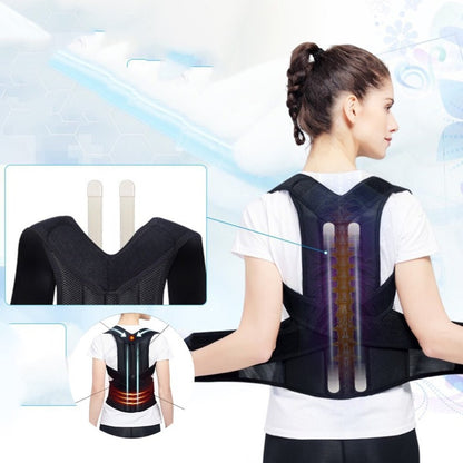 Adjustable Spine Posture Corrector for Men & Women – S to 4XL, Back Support Brace for Pain Relief