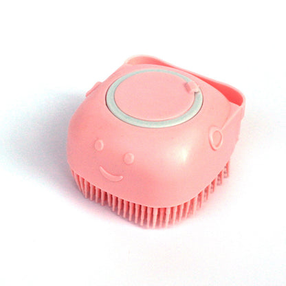 Silicone Dog Bath Massage Gloves Brush – Pet Grooming & Shampoo Dispensing Cleaning Tool for Dogs & Cats
