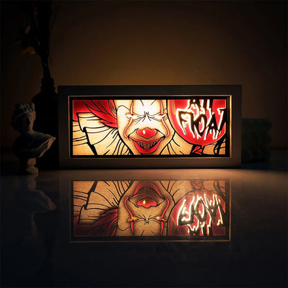 Demon Slayer 3D Paper-Cut Light Box – Remote Control LED Anime Night Lamp for Bedroom & Gift
