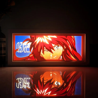 Demon Slayer 3D Paper-Cut Light Box – Remote Control LED Anime Night Lamp for Bedroom & Gift
