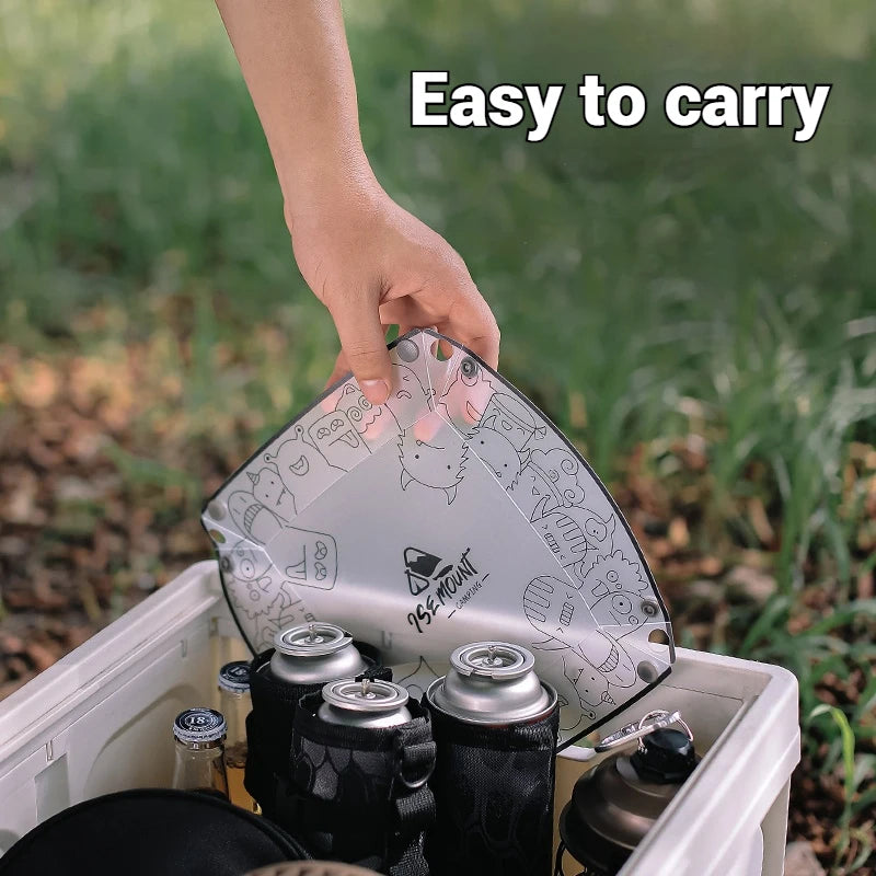 Outdoor Folding Camping Tableware Set – Lightweight Collapsible Bowl, Plate, Cup & Coffee Filter