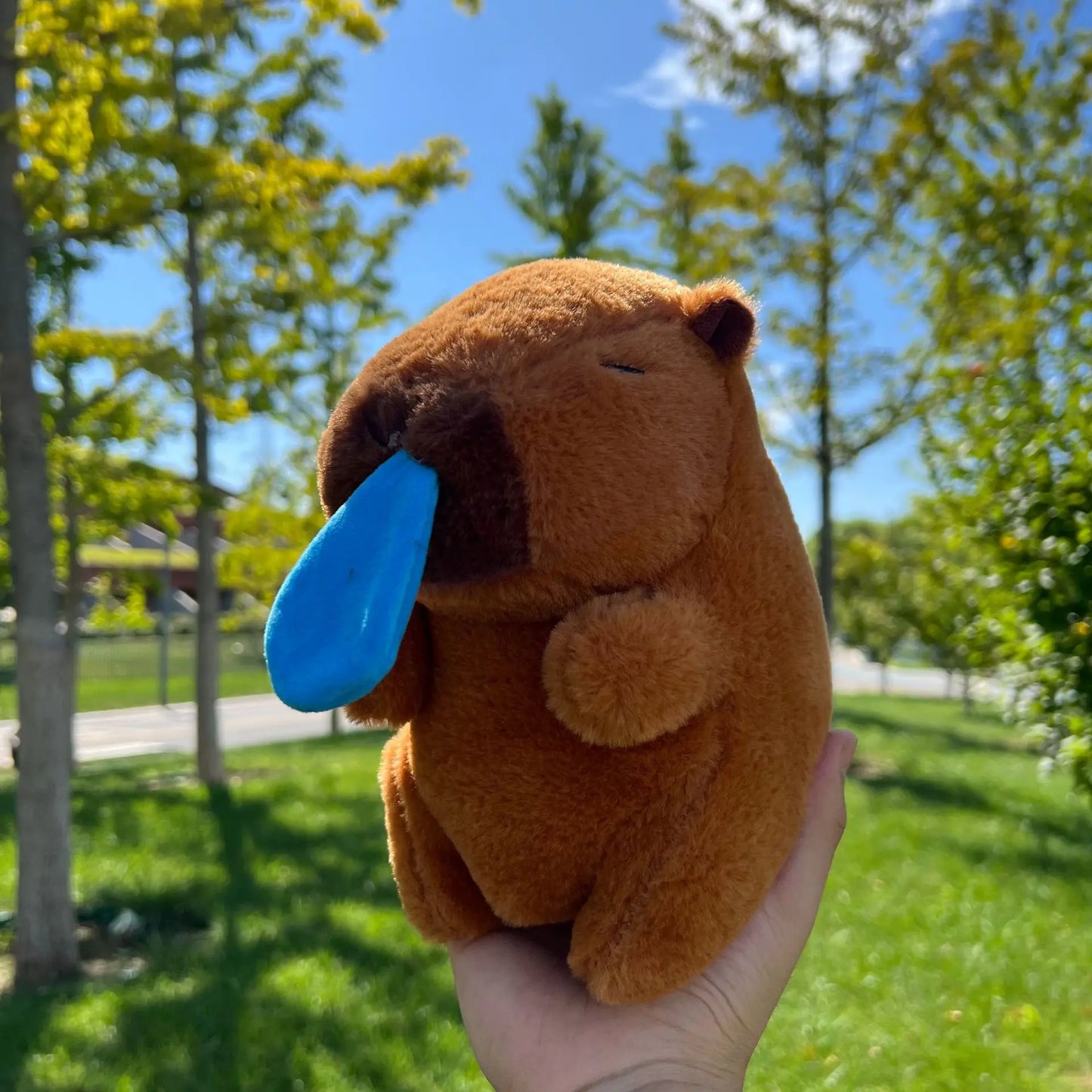 Capybara Plush Toy – 21cm / 23cm Soft Stuffed Animal Doll for Kids, Cute Capibara Birthday & Christmas Gift