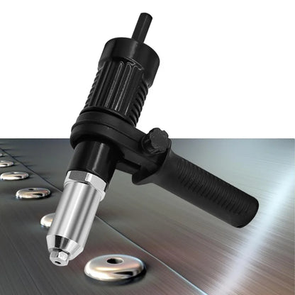 Electric Rivet Nut Drill Adapter 2.4–4.8mm – Cordless Riveting Tool Kit Attachment | Heavy-Duty Conversion Head