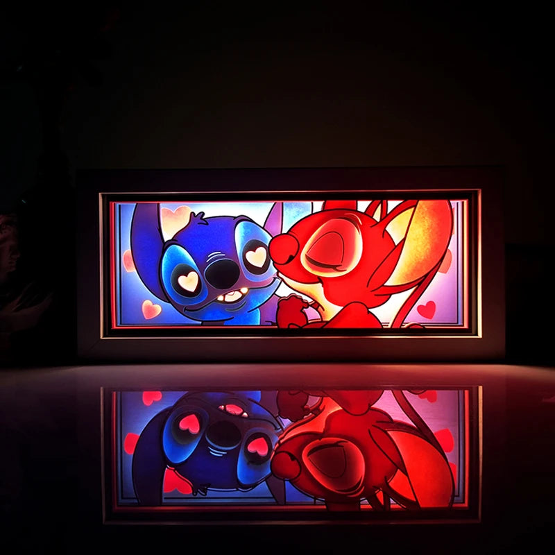 Demon Slayer 3D Paper-Cut Light Box – Remote Control LED Anime Night Lamp for Bedroom & Gift
