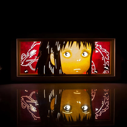Demon Slayer 3D Paper-Cut Light Box – Remote Control LED Anime Night Lamp for Bedroom & Gift