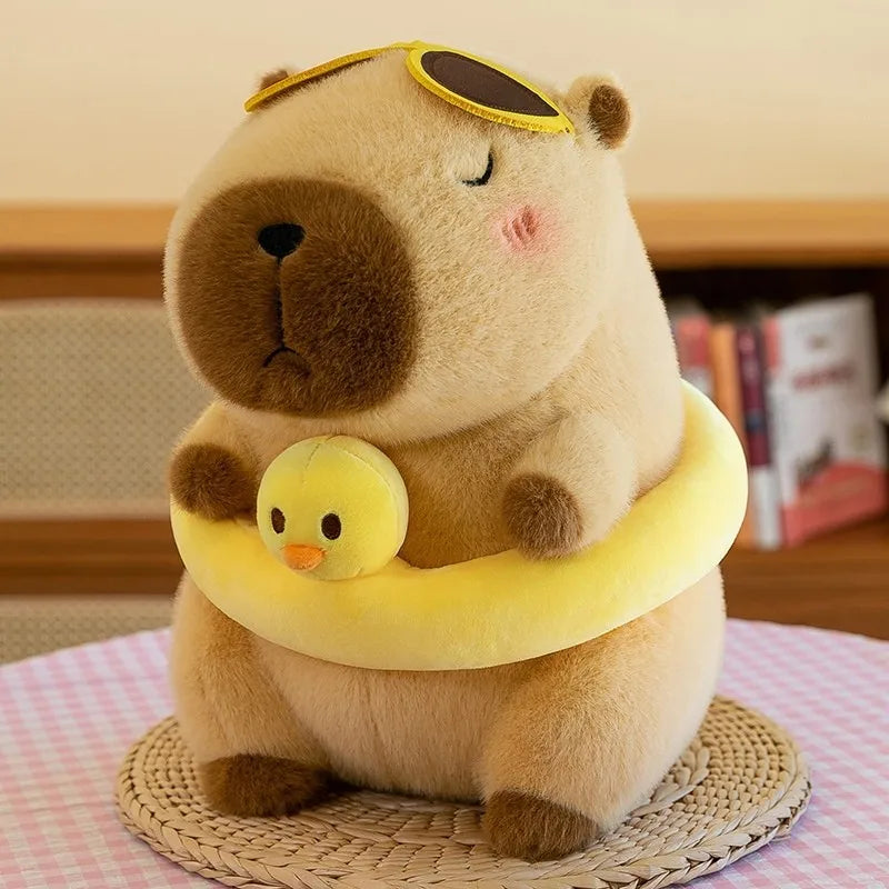 Capybara Plush Toy – 21cm / 23cm Soft Stuffed Animal Doll for Kids, Cute Capibara Birthday & Christmas Gift