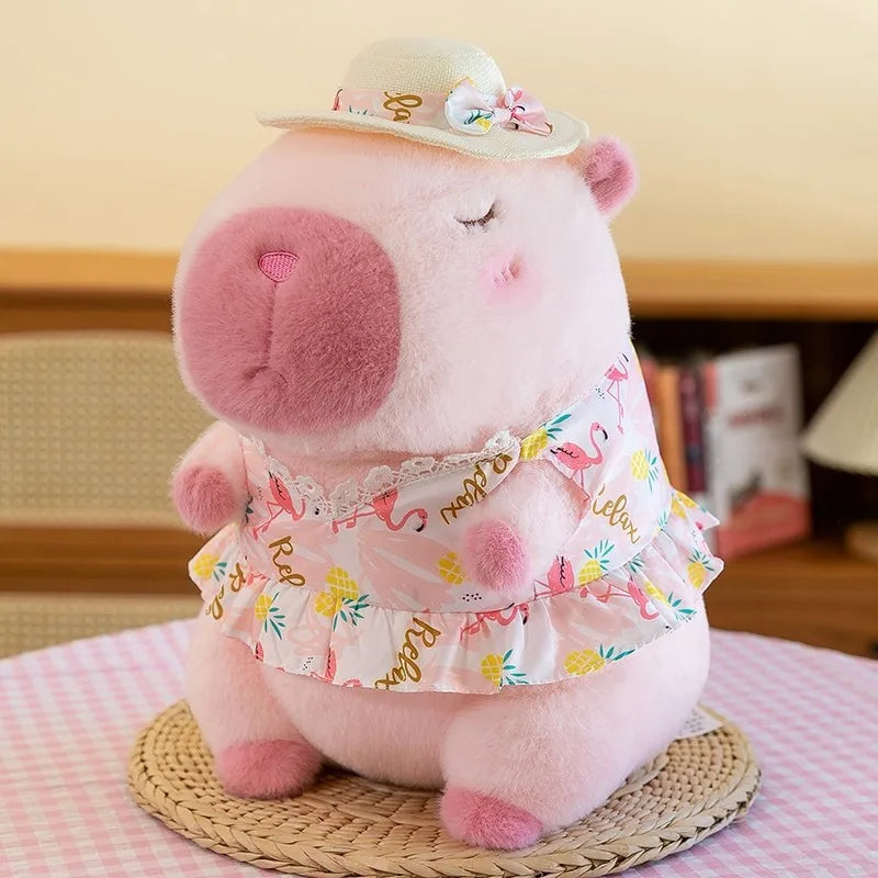 Capybara Plush Toy – 21cm / 23cm Soft Stuffed Animal Doll for Kids, Cute Capibara Birthday & Christmas Gift