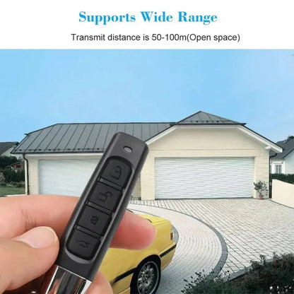 433 MHz Rolling Code Clone Remote – 4‑in‑1 Universal Garage & Gate Duplicator
