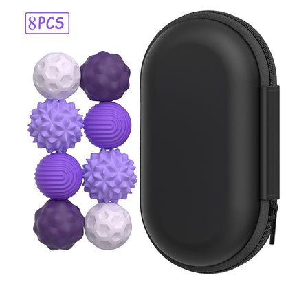 Silicone Magnetic Fidget Balls – 4/8PCS Calming Sensory Toy for Anxiety, ADHD, Autism Stress Relief