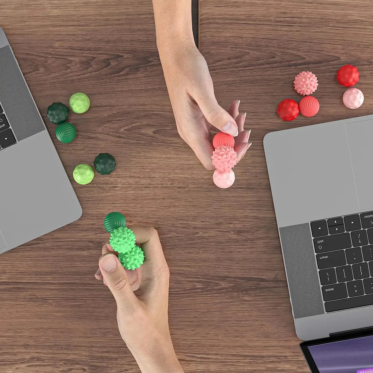 Silicone Magnetic Fidget Balls – 4/8PCS Calming Sensory Toy for Anxiety, ADHD, Autism Stress Relief