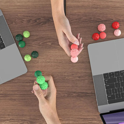 Silicone Magnetic Fidget Balls – 4/8PCS Calming Sensory Toy for Anxiety, ADHD, Autism Stress Relief