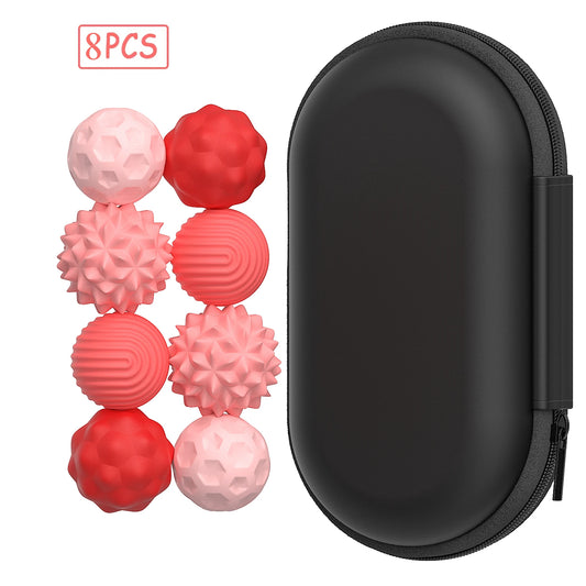 Silicone Magnetic Fidget Balls – 4/8PCS Calming Sensory Toy for Anxiety, ADHD, Autism Stress Relief
