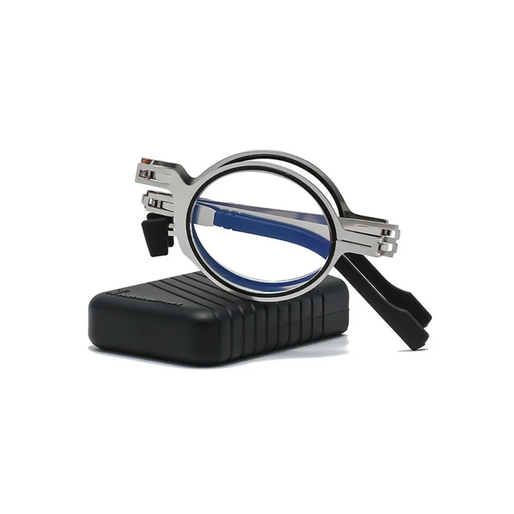 Portable Folding Reading Glasses – Ultra-Light Compact Design for Men & Women (Blue-Light Available) – Ideal for Travel & Daily Use