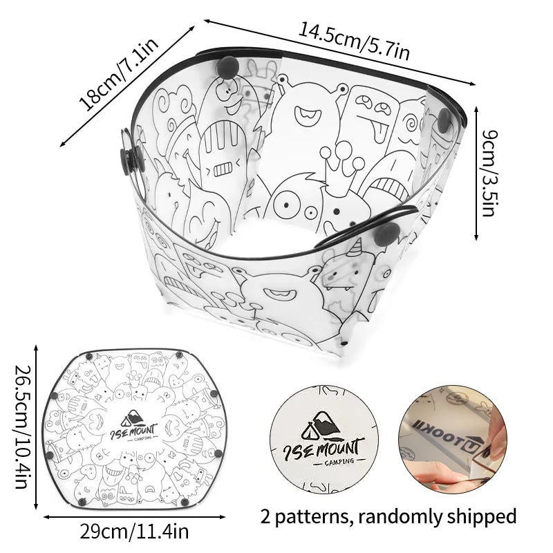 Outdoor Folding Camping Tableware Set – Lightweight Collapsible Bowl, Plate, Cup & Coffee Filter