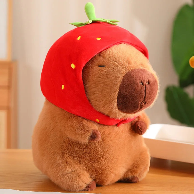 Capybara Plush Toy – 21cm / 23cm Soft Stuffed Animal Doll for Kids, Cute Capibara Birthday & Christmas Gift