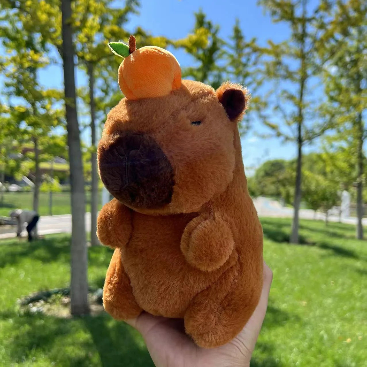 Capybara Plush Toy – 21cm / 23cm Soft Stuffed Animal Doll for Kids, Cute Capibara Birthday & Christmas Gift