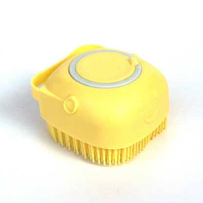 Silicone Dog Bath Massage Gloves Brush – Pet Grooming & Shampoo Dispensing Cleaning Tool for Dogs & Cats