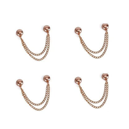 4PCS Magnetic Clothing Clips – No-Pin Fabric-Friendly Brooches for Scarves, Cardigans & Hijabs