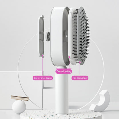 Self-Cleaning Hair Brush – Anti-Static Detangler
